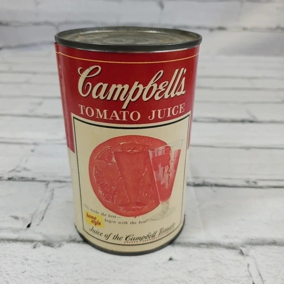 CAMPBELL TOMATO JUICE Vintage Collectible Campbells Soup -CBS10 - Picture 1 of 7
